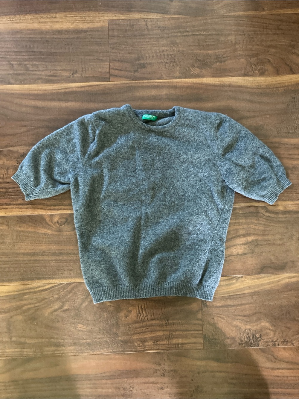 United Colors Of Benetton Women's Gray Crewneck Sweater